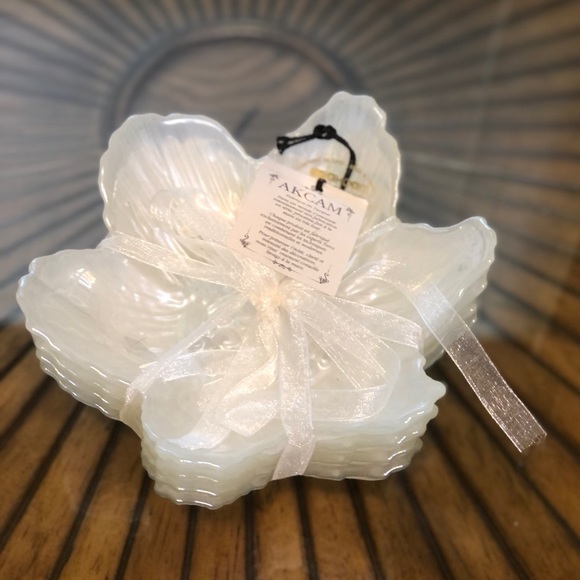Akcam Dining Akcam Made In Turkey 4 Glass Shell Dishes Nwt Poshmark